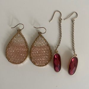 Dangling Earrings / 2 Sets